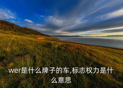 wer是什么牌子的车,标志权力是什么意思