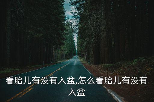 看胎儿有没有入盆,怎么看胎儿有没有入盆