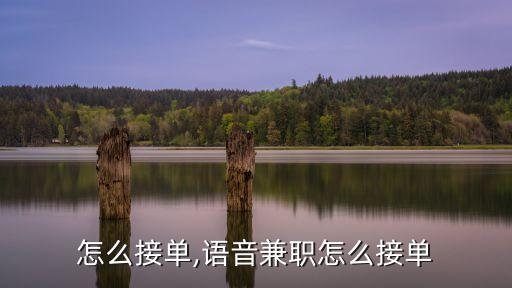 怎么接单,语音兼职怎么接单