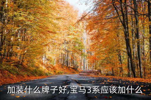 3系加装什么牌子好,宝马3系应该加什么?