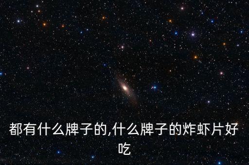 都有什么牌子的,什么牌子的炸虾片好吃