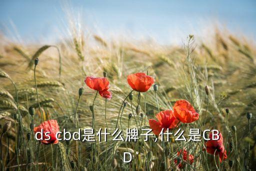 tods cbd是什么牌子,什么是CBD?