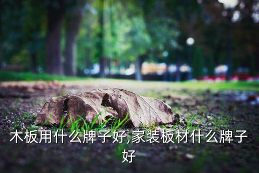 家居木板用什么牌子好,家装板材什么牌子好?