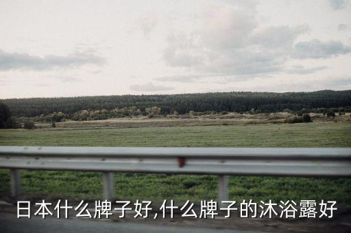 日本什么牌子好,什么牌子的沐浴露好