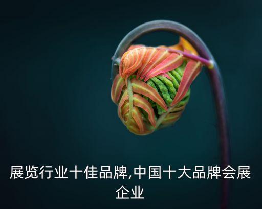 全国展览行业十佳品牌,中国十大品牌会展企业