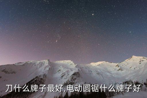 刀什么牌子最好,电动圆锯什么牌子好