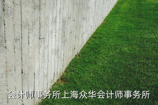 众华会计师事务所上海众华会计师事务所