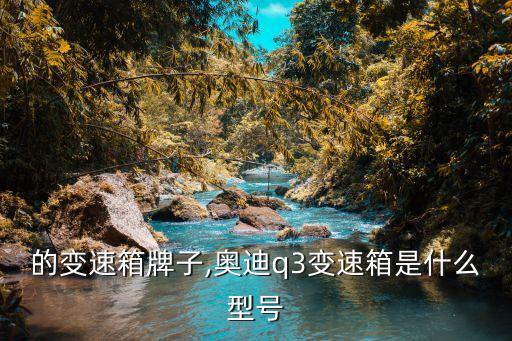 q3的变速箱牌子,奥迪q3变速箱是什么型号?
