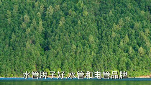 水电水管牌子好,水管和电管品牌