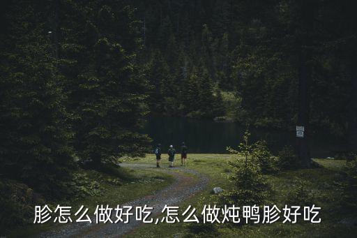 胗怎么做好吃,怎么做炖鸭胗好吃