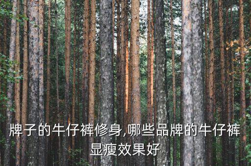 什么牌子的牛仔裤修身,哪些品牌的牛仔裤显瘦效果好?