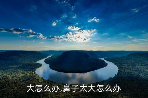 鼻骨大怎么办,鼻子太大怎么办?