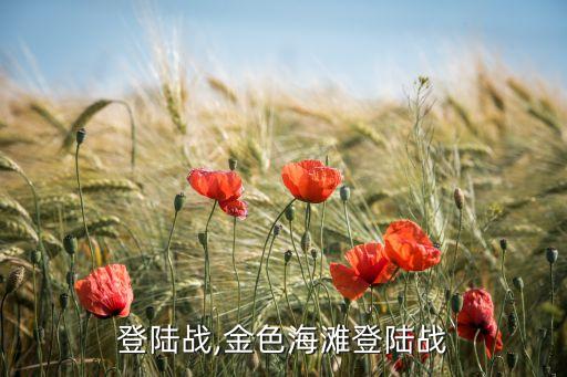 海滩登陆战,金色海滩登陆战