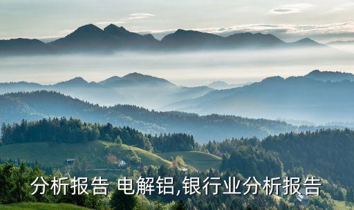 分析报告 电解铝,银行业分析报告