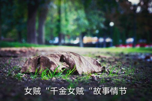 千金女贼“千金女贼“故事情节