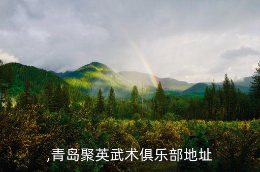 ,青岛聚英武术俱乐部地址