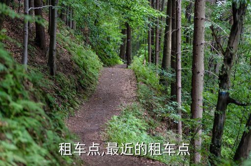 租车点,最近的租车点