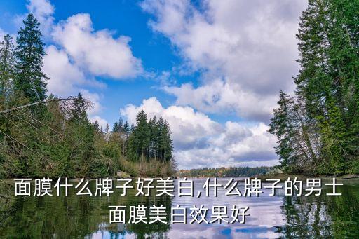 男士面膜什么牌子好美白,什么牌子的男士面膜美白效果好?
