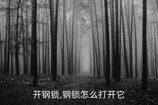 怎么开钢锁,钢锁怎么打开它?
