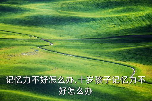 记忆力不好怎么办,十岁孩子记忆力不好怎么办