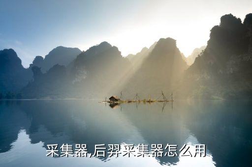 后裔采集器,后羿采集器怎么用?