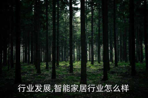 家居行业发展,智能家居行业怎么样?