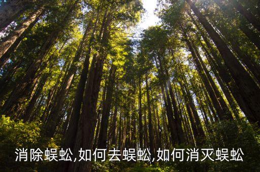 怎么消除蜈蚣,如何去蜈蚣,如何消灭蜈蚣