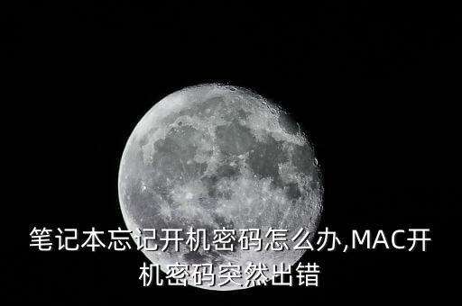 苹果笔记本忘记开机密码怎么办,MAC开机密码突然出错