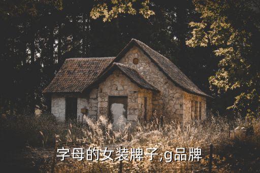 字母的女装牌子,g品牌