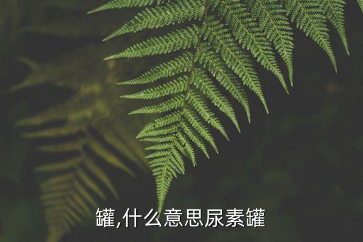 罐,什么意思尿素罐