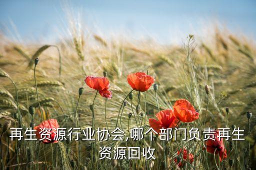 再生资源行业协会,哪个部门负责再生资源回收