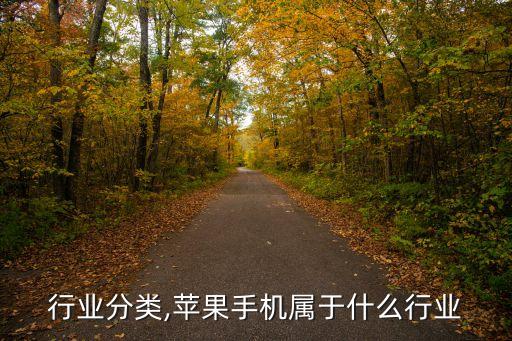 行业分类,苹果手机属于什么行业