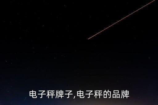 美发电子秤牌子,电子秤的品牌