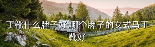 女马丁靴什么牌子好,哪个牌子的女式马丁靴好?