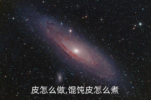 皮怎么做,馄饨皮怎么煮