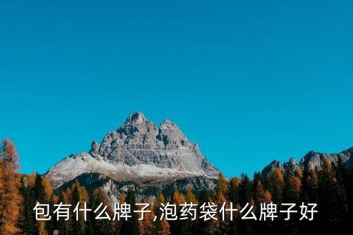 包有什么牌子,泡药袋什么牌子好