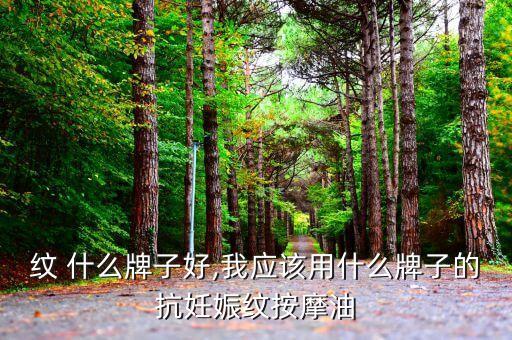 妊娠纹 什么牌子好,我应该用什么牌子的抗妊娠纹按摩油?