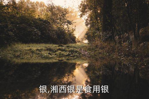 食用银,湘西银是食用银?