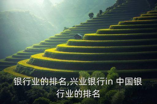 银行业的排名,兴业银行in 中国银行业的排名