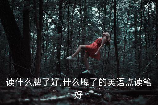 读什么牌子好,什么牌子的英语点读笔好