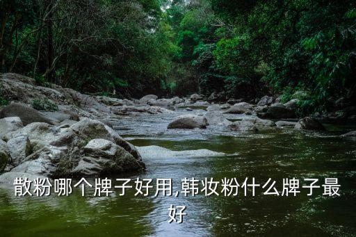 散粉哪个牌子好用,韩妆粉什么牌子最好