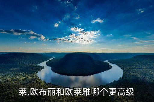 莱,欧布丽和欧莱雅哪个更高级