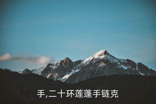 手,二十环莲蓬手链克