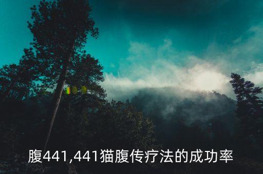 猫传腹441,441猫腹传疗法的成功率