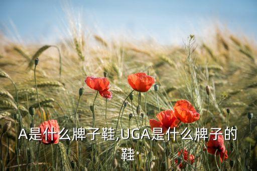 UGA是什么牌子鞋,UGA是什么牌子的鞋?