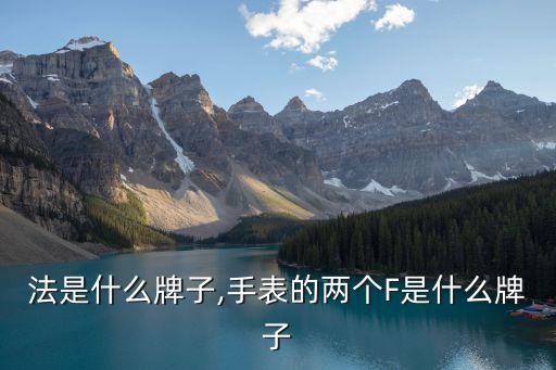 两表法是什么牌子,手表的两个F是什么牌子?
