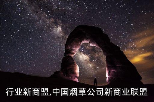 烟草行业新商盟,中国烟草公司新商业联盟
