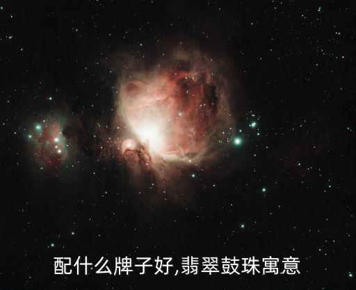 鼓珠配什么牌子好,翡翠鼓珠寓意