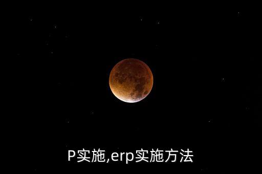 P实施,erp实施方法