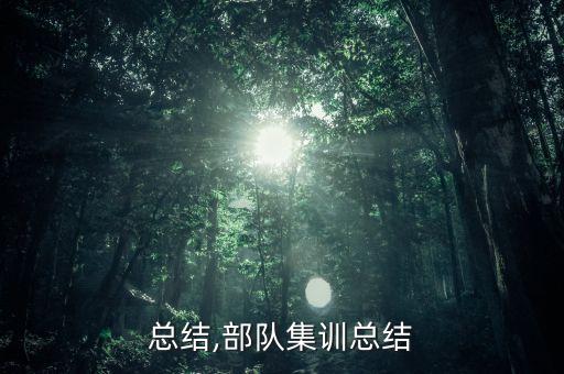 总结,部队集训总结